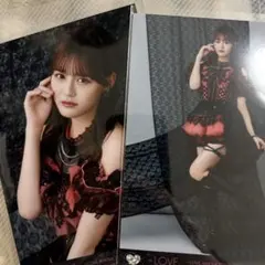 LOVE 高松瞳 黒衣装 直筆 ヒキ 生写真 - メルカリ