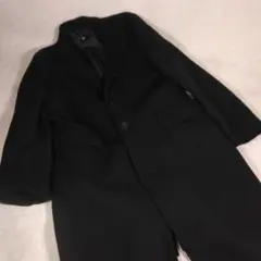 uniqlo +j ウール ブラック チェスターコート M