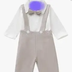 ベビーフォーマル 90サイズ フォーマルロンパース 3点セット 男の子