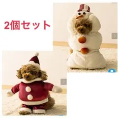 スリーコインズ ペット用 2025サンタクロース　スノーマン　クリスマス　ツリー