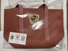 ラブラリー バイ フェイラー オールドテディガール ワッペントートバッグ ピンク