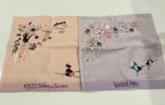 ジブリ　タオルハンカチ　刺繍