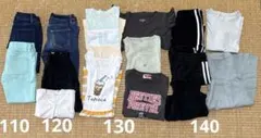 夏物まとめ売り　子供服　女の子　110 120 130 140 半袖　ワンピース