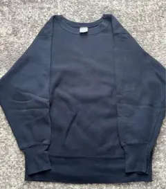 【刺繍タグ USA製】Champion 完全目無し リバースウィーブ ネイビー