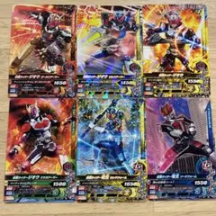 仮面ライダー　カードゲーム　まとめ売り　ジオウ　電王　6枚セット　レアカード