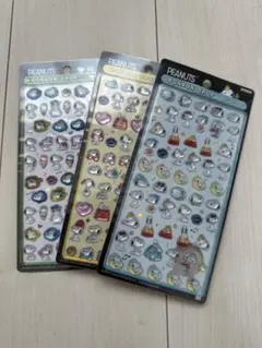 PEANUTS BONBON DROP mini キャラクターシール 3枚セット