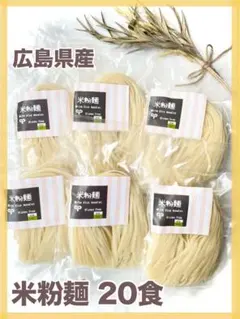 広島県産　無添加　米粉麺　グルテンフリー　塩不使用　米麺 常温 健康 腸内 肌のサムネイル