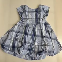 プティマイン　チェック柄ワンピース 80