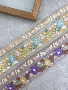 インド刺繍リボン