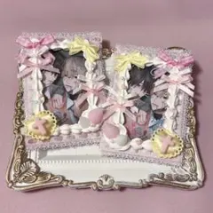 トレカケース ホイップデコ 量産型 いちご リボン ピンク 黄色 平成女児