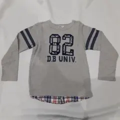 ミキハウス　ダブルビー●DOUBLE.B 長袖　130㎝  グレー