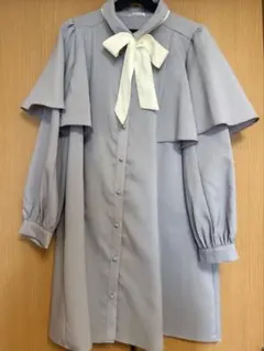 ケープ リボンワンピース axes femme アクシーズファム