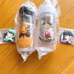 鬼滅の刃 一番くじ 善逸 愈史郎 カナヲ　クリアボトルとラバーマスコット