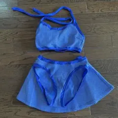 パーソンズ　ブルー水着3点セット