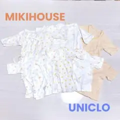 【まとめ売り】短肌着４枚&長肌着３枚セット