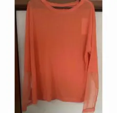 CIAOPANIC TYPY オレンジ 長袖シアーシャツ フリーサイズ