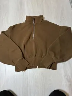 ハーフジップ スウェット