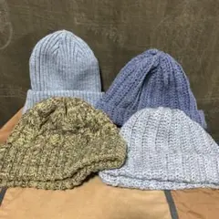 ニット帽　4点セット