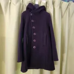 スナオクワハラ　フード付きブラウンコート