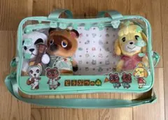 コストコ　どうぶつの森ぬいぐるみ　ビニールバックセット
