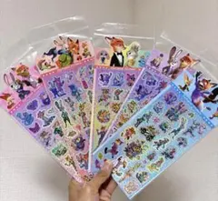 Zootopia ズートピア 2 キャラクターキラキラシール　5枚セット
