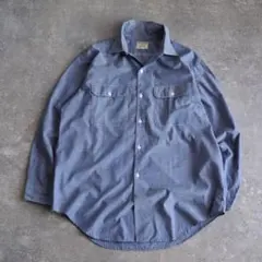 70s BIG MAC ワークシャツ シャンブレー L PENN-PREST