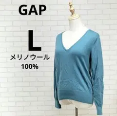GAP セーター ブルー Lサイズ
