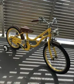 アルミカル 18インチ ベージュ 子供用 自転車 - メルカリ