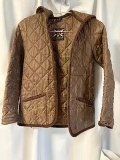 LAVENHAM ブラウン キルティングジャケット 36 (E)
