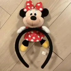 ミニーマウス ぬいぐるみカチューシャ　ディズニー