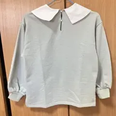 襟付きトレーナー