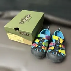 テ*ん様 KEEN NEWPORT H2 キッズサンダル 14.5cm レインボ