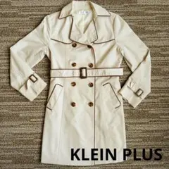 KLEIN PLUS ベージュ ダブルブレスト トレンチコート 40のサムネイル
