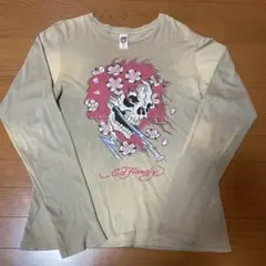 激レアEd Hardy エドハーディー ロンT 長袖 スカル used加工のサムネイル