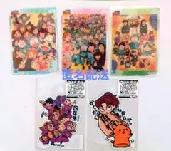 忍たま乱太郎 クリアカード・ビーサイドレーベルステッカー 四年生&山田利吉