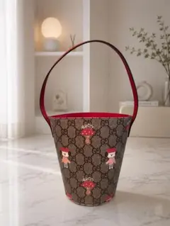 【即日発送】【完売】GUCCI チルドレンGGスプリーム バケットバッグ