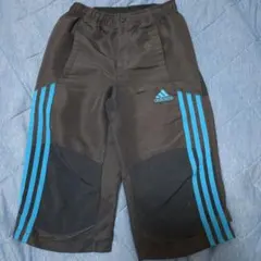 adidas ハーフパンツ 3本ライン　 茶・黒・青　130