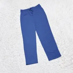 SHEIN シーイン イージーパンツ ブルー XL ウエストゴム ウエスト紐