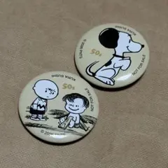 スヌーピー SNOOPY 缶バッジ バッヂ ビンテージ レア ヴィンテージ