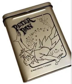 美品 東京ディズニーランド限定当時物 Disneyピーターパンマルチ缶ケース
