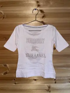 Burberry Blue Label 半袖Tシャツ ホワイト　サイズ38