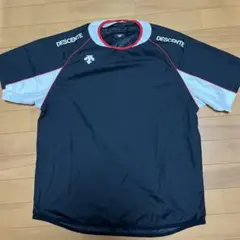 DESCENTE ウォームアップウェア 黒 赤