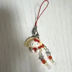 ハローキティ ご当地キティ ストラップ 栃木限定 餃子 レア