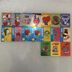 BT21 トレーディングカード 全１７枚セット