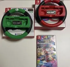 マリオカート8 デラックス マリオ ルイージ ハンドル2個セット