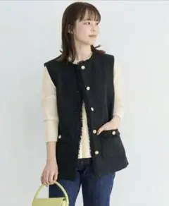 GREEN LABEL RELAXING ツイードベスト　　ユナイテッドアローズ