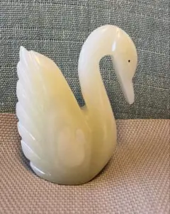 LENOX レノックス　陶器製スワン　アメリカ製 24K装飾　親子（希少） LENOX レノックス 陶器製スワン アメリカ製 24K装飾 大のみに変更