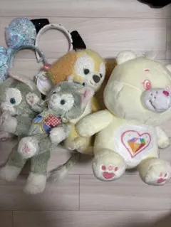 ぷ*ち様 ケアベア イエローぬいぐるみ セット