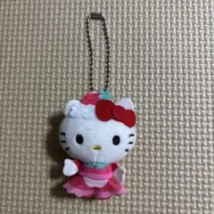 レア】サンリオ ハローキティ ぬいぐるみ キーホルダー2004年製 平成