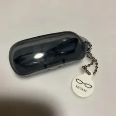 メガネコレクション　スクエア　黒縁めがね　ミニチュアめがね　ガチャガチャ　開封済